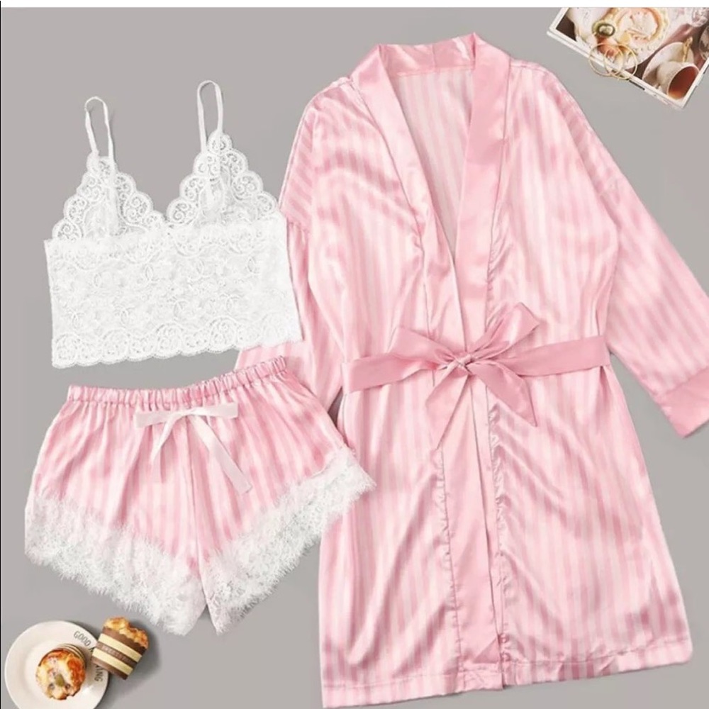 3 piece Lingerie Pajamas